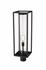 Dunbroch 1 Light Outdoor Post Mount Fixture in Black Finish by Z-Lite
