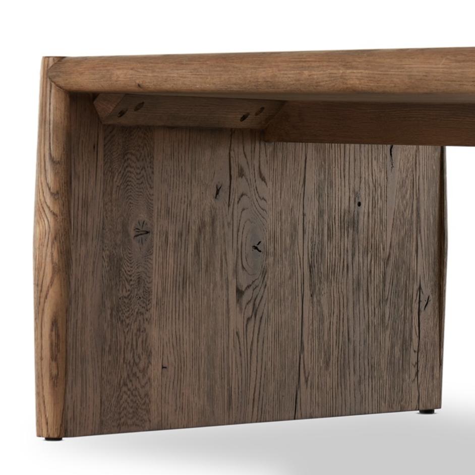 Glenview Coffee Table In Weathered Oak by FOUR HANDS