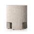 Kember Outdoor End Table In Blanc White by FOUR HANDS