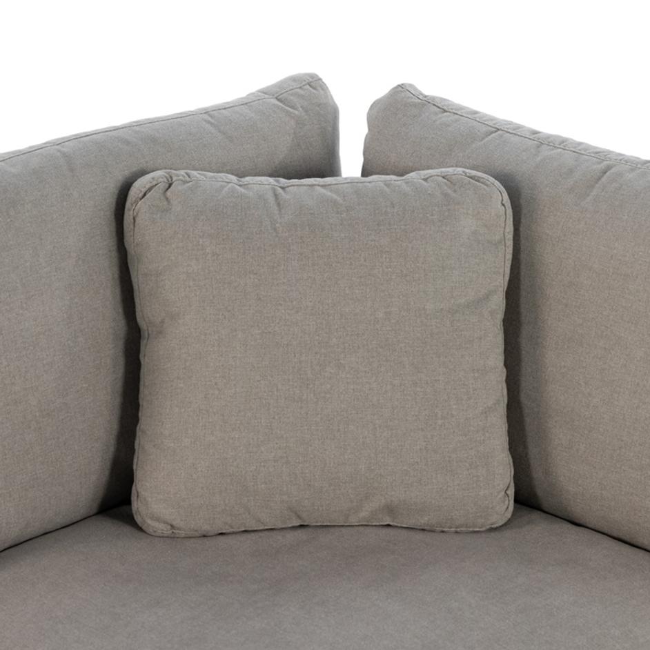 Stevie One Arm/Corner Pc In Destin Flannel by FOUR HANDS