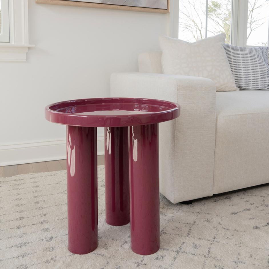 Sofia Enamel End Table by Urbia Imports