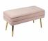 Ziva Blush Velvet Storage Bench by tov furniture
