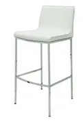 Alice Counter Stool - White Leather by Nuevo Living