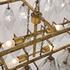 Adeline Rectangular Chandelier-Gold Leaf by FOUR HANDS