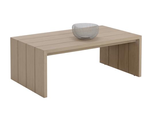 VIGA COFFEE TABLE - DRIFT BROWN by Sunpan