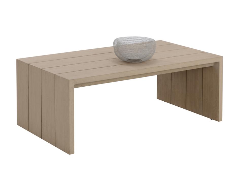 VIGA COFFEE TABLE - DRIFT BROWN by Sunpan