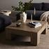 Abaso Sml Sqr Cff Table In Rstic Wormwood by FOUR HANDS