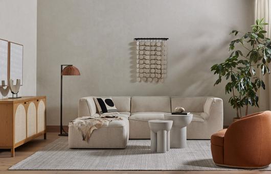 Allegra Sideboard In Honey Oak Veneer by FOUR HANDS