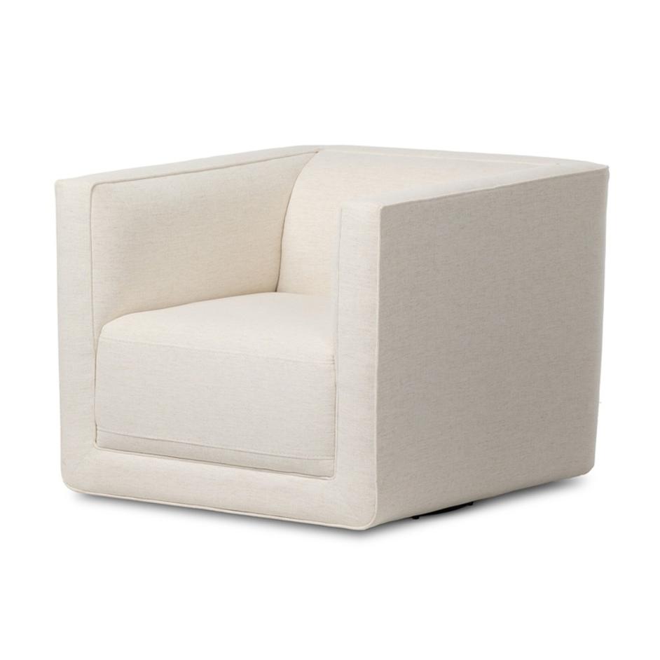 Phillip Swivel Chair - Crypton Nomad Snow by Four Hands