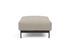 MALLOY OTTOMAN, BLACK STEEL by INNOVATION USA