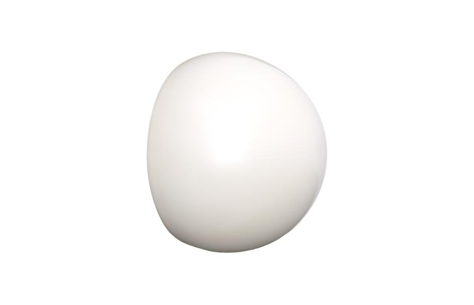 Sphere-In-Half, Pearl White by Phillips Collection