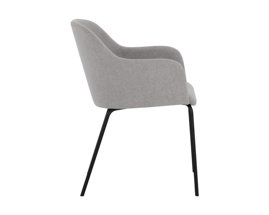 HENSLEY DINING ARMCHAIR - MINA WARM GREY by Sunpan
