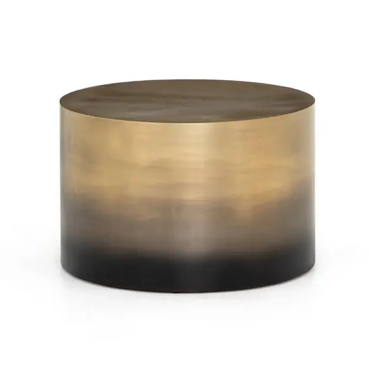 Cameron Ombre Bunching Table In Ombre Brass by FOUR HANDS
