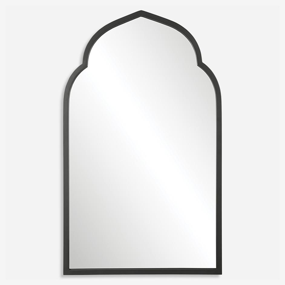 Kenitra Black Arch Mirror by Uttermost