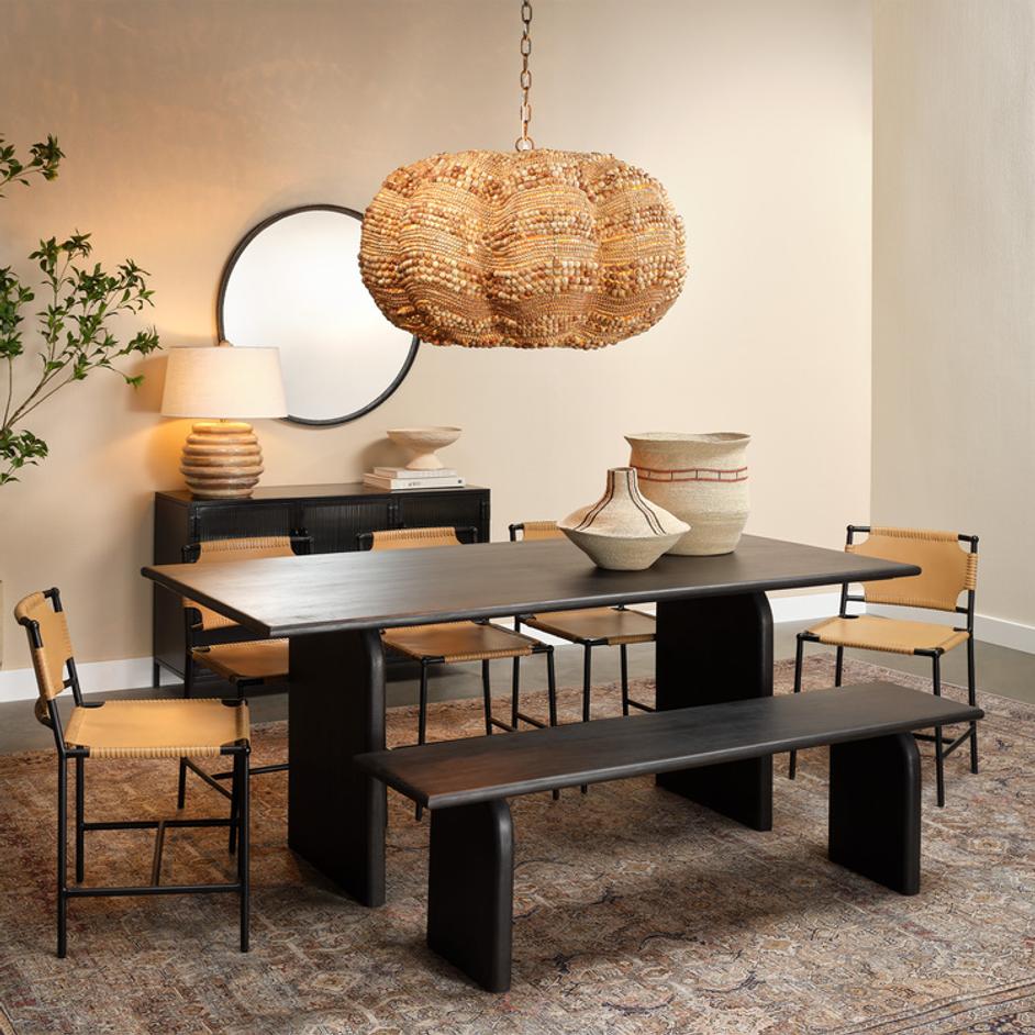 Arc Mango Wood Dining Table by Jamie Young