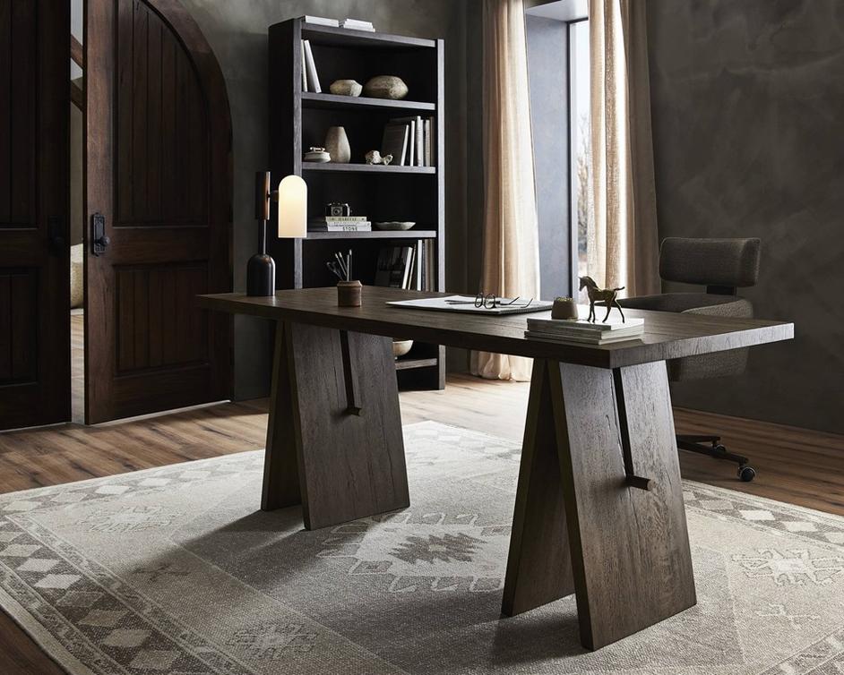 Rei Desk Chair - Gibson Mink by Four Hands