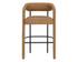 MAVIA BARSTOOL - LUDLOW SESAME LEATHER by Sunpan