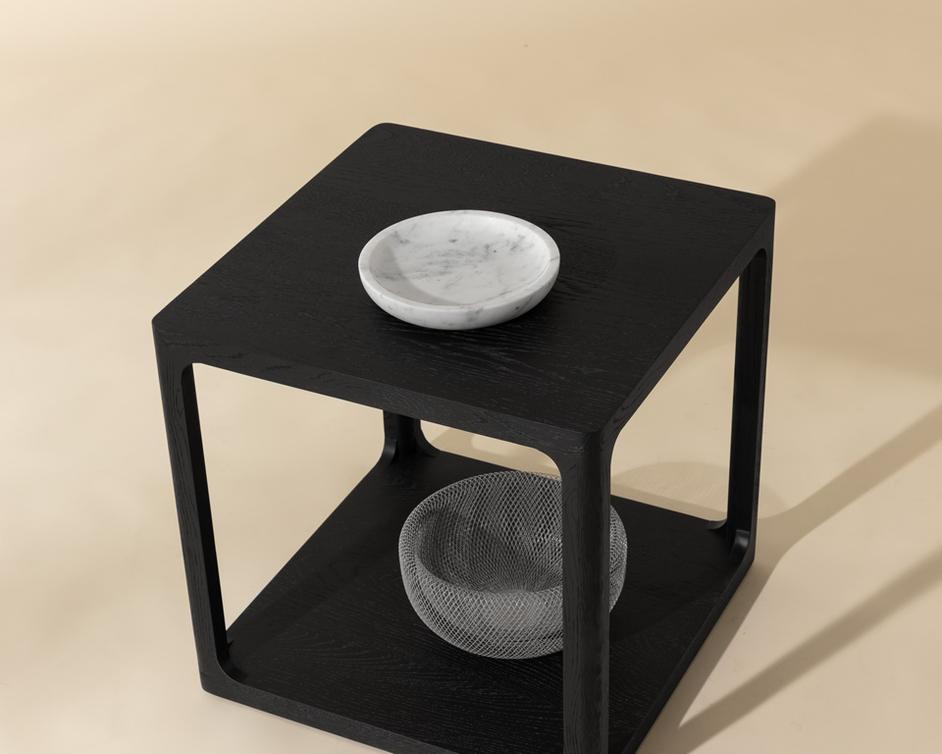 DONCASTER SIDE TABLE - BLACK by Sunpan