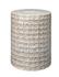 Wildflower Indoor/Outdoor Ceramic Side Table, Cream by Jamie Young
