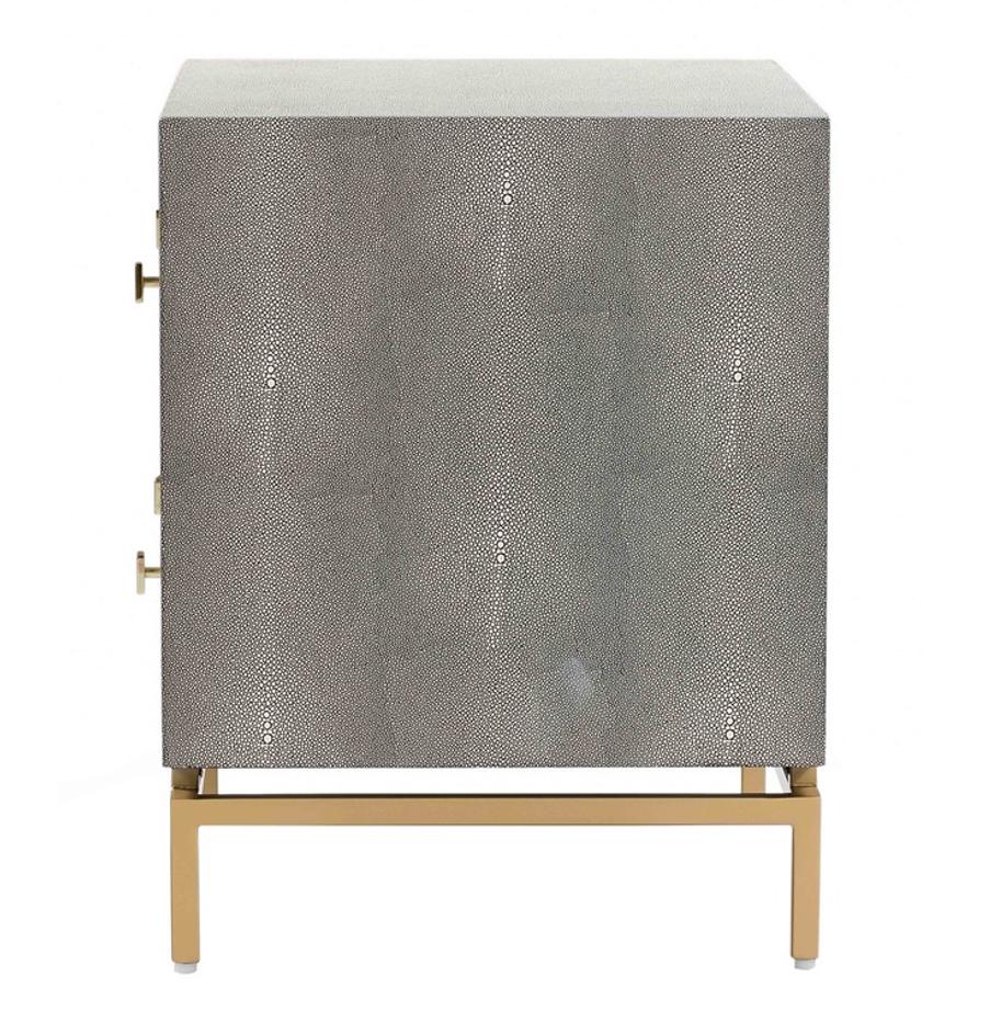 Pesce Shagreen Nightstand by tov furniture