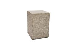 String Theory Pedestal, Silver Leaf, Small by PHILLIPS COLLECTION