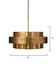 Orbit Steel 4-Light Chandelier by Jamie Young