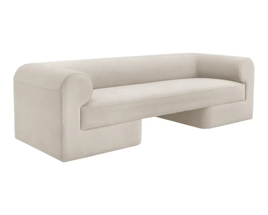 IONIC SOFA - MEG TAUPE by Sunpan