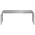 Hartin 47" Stainless Steel Bench In Silver by Modway Furniture