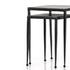 Dalston Nesting End Tables In Raw Black by FOUR HANDS