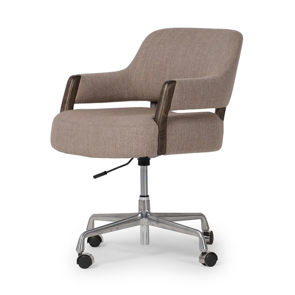 Henrik Desk Chair In Alcala Fawn by Four Hands