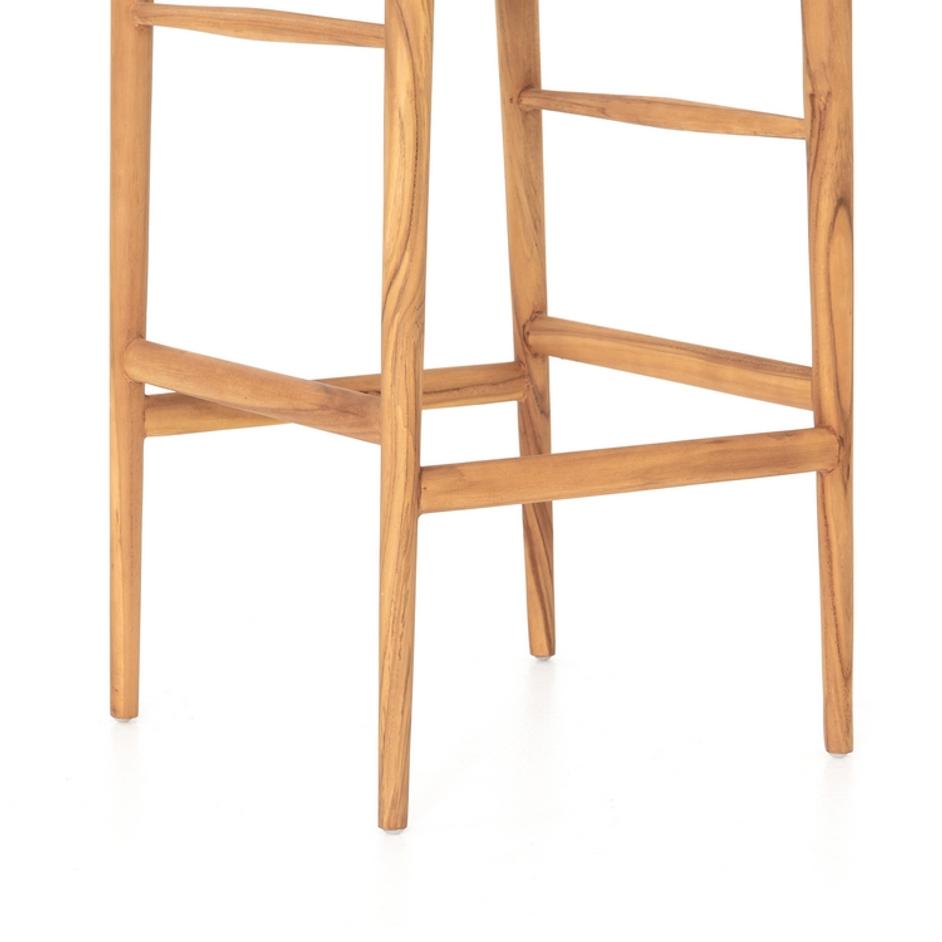Muestra Bar Stool-Matte Sealed Teak by FOUR HANDS