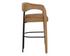 MAVIA BARSTOOL - LUDLOW SESAME LEATHER by Sunpan