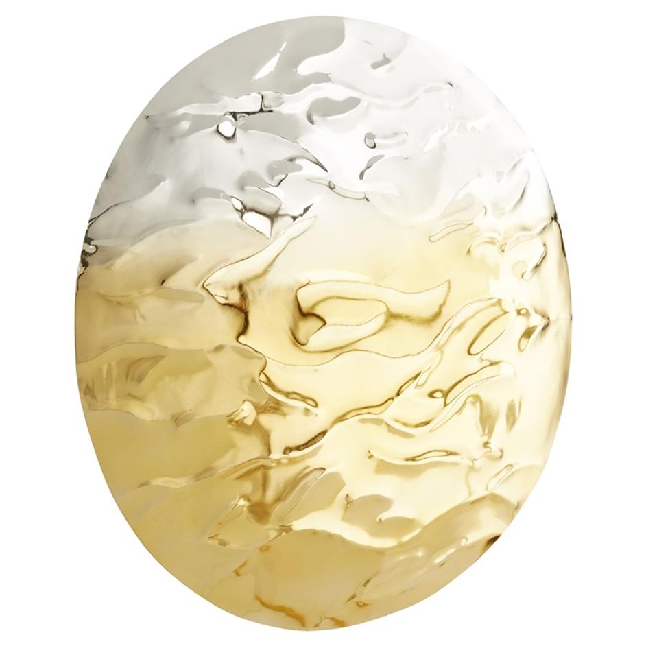 Ripple Wall Decor | Silver And Gold - Large by Cyan Design
