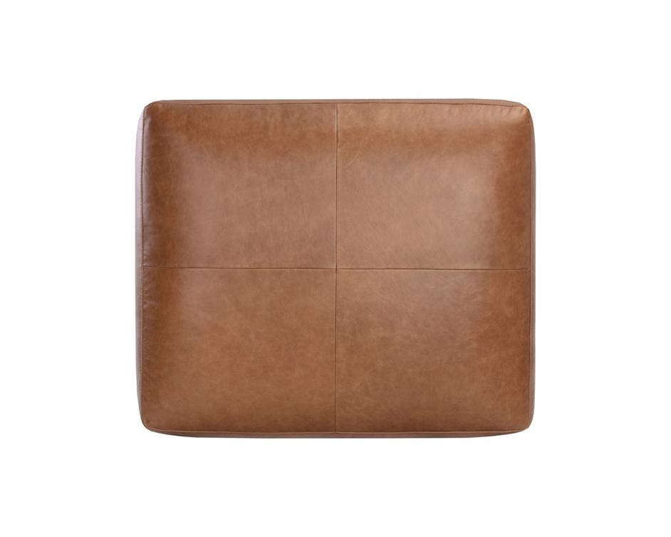 Watson Modular - Ottoman - Marseille Camel Leather by Sunpan