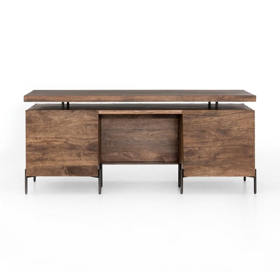Raffael Desk In Antique Brown by FOUR HANDS