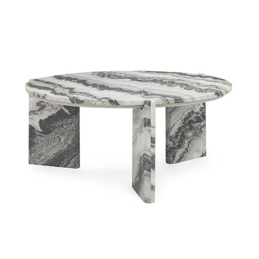 Zora Marble Round Coffee Table by Classic Home