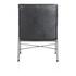 DAGWOOD LEATHER ARM CHAIR ONYX BLACK LEATHER by Moes Home