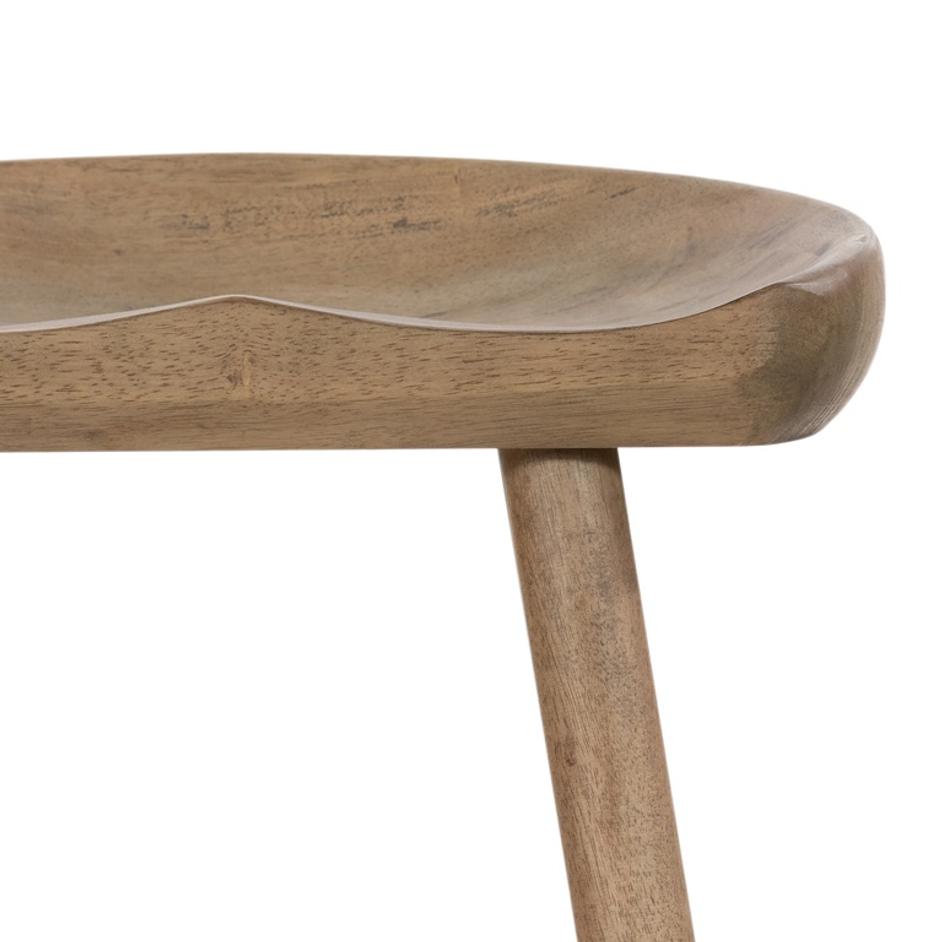 Barrett Stool In Natural Matte In Bar by FOUR HANDS