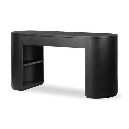 Pilar Desk - Brushed Ebony Oak by Four Hands