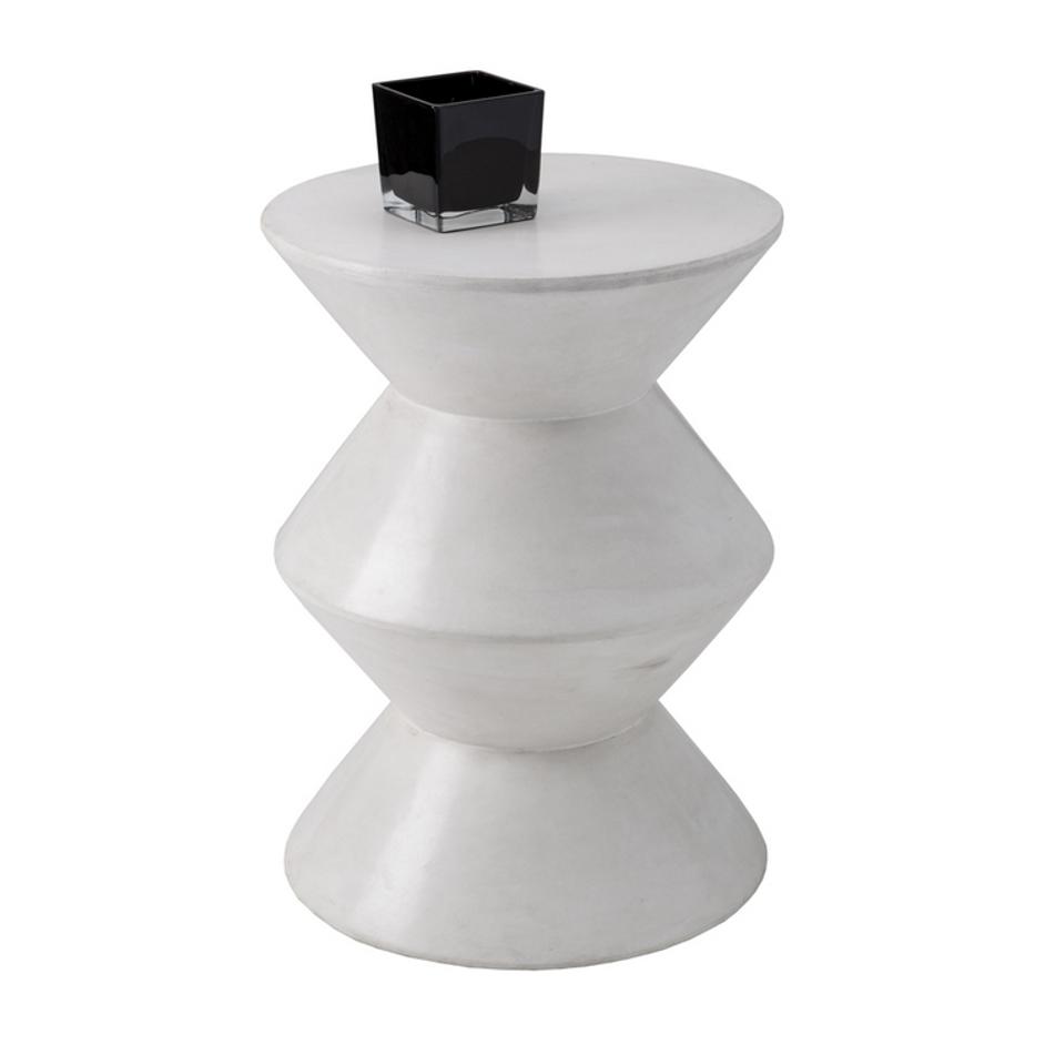 UNION END TABLE - WHITE by Sunpan