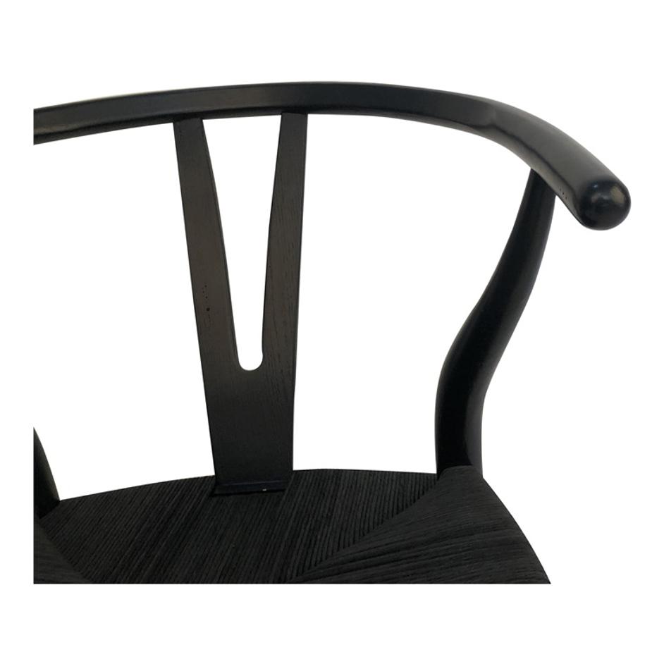 VENTANA DINING CHAIR BLACK by Moes Home