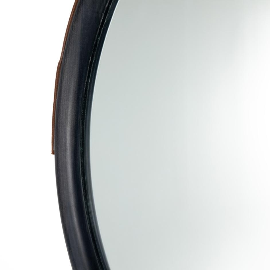 Des Mirror In Black Wash Poplar by FOUR HANDS