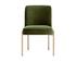 RICHIE DINING CHAIR - ANTIQUE BRASS - FOREST GREEN by Sunpan
