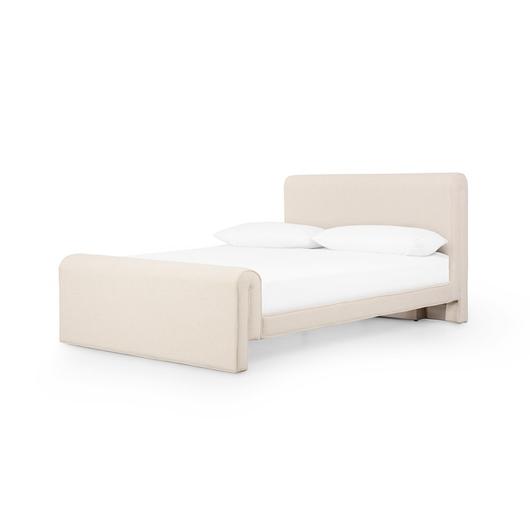 Mitchell Bed In Thames Cream In Queen by FOUR HANDS
