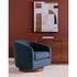 Oscy Swivel Chair Dark Atlantic by Moes Home