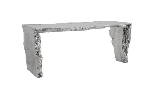 Waterfall Desk, Silver Leaf by PHILLIPS COLLECTION