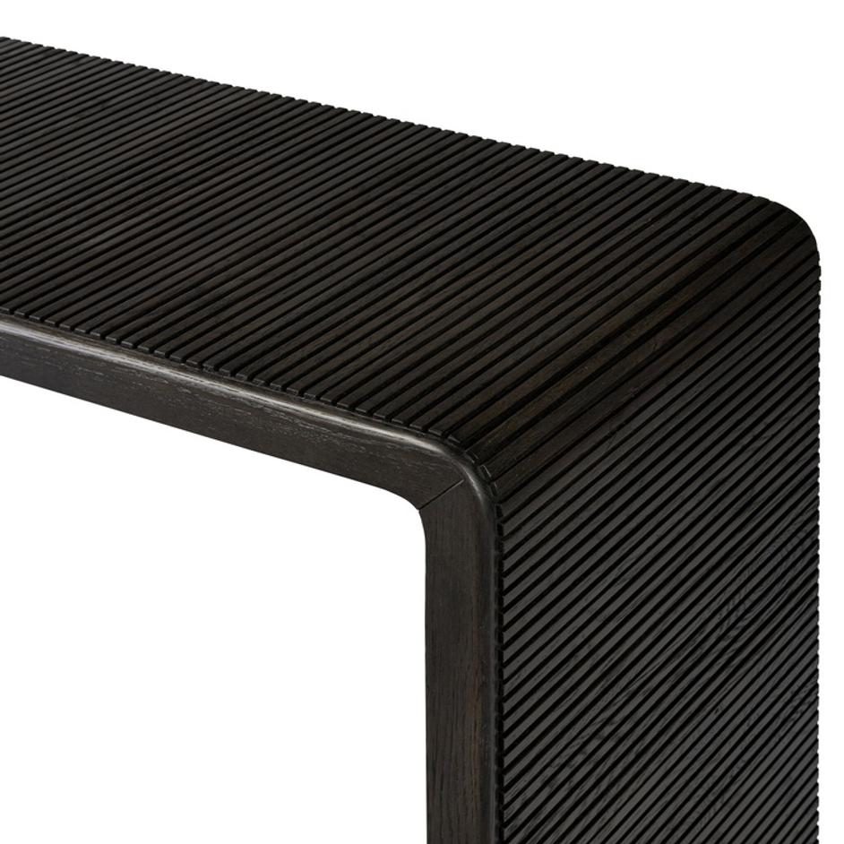 Leo Console Table - Smoked Black by Four Hands