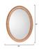 Valley Raffia Oval Wall Mirror, Natural by Jamie Young