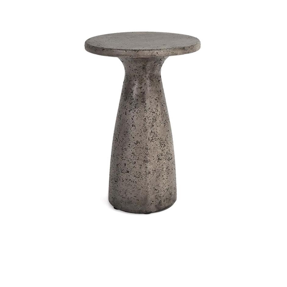 Collins 19" Outdoor Accent Table Dark Gray by Classic Home