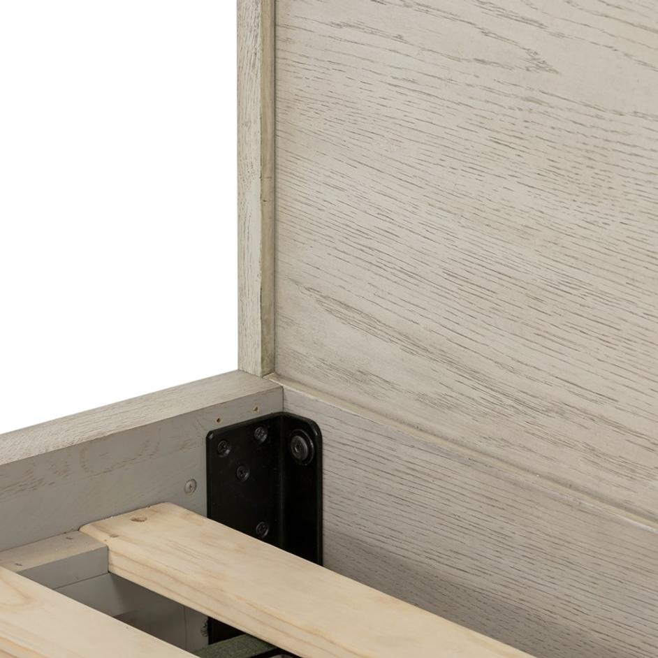 Viggo Bed In Vintage White Oak In Queen by FOUR HANDS